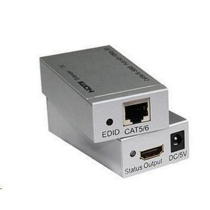 Obrázek PremiumCord 4K HDMI extender na 60m přes jeden kabel Cat5e/ Cat6