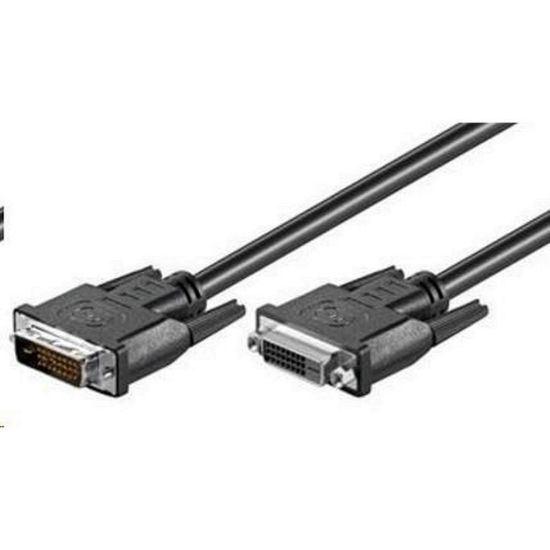 Obrázek PREMIUMCORD DVI- D prodlužovací kabel, dual- link, DVI(24+1), MF, 2m