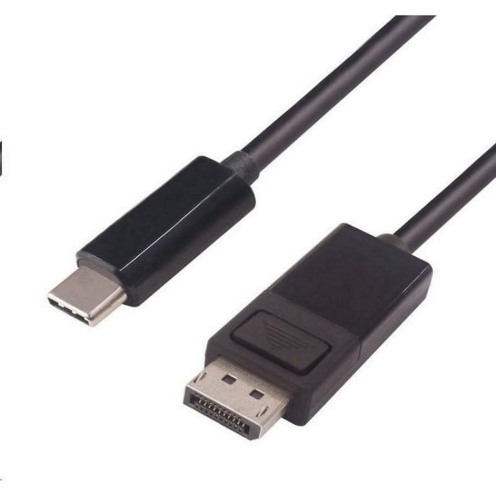 Obrázek PremiumCord Převodník kabel 2m USB3.1 na DisplayPort, rozlišení 4K*2K@30 Hz