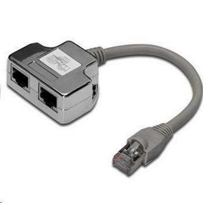 Obrázek PremiumCord Modulární RJ45 2 porty 10/ 100Base T