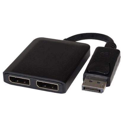 Obrázek PREMIUMCORD Adaptér DisplayPort - 2x DisplayPort, rozšíření + zrcadlení obrazu, 4K*2K@30 Hz