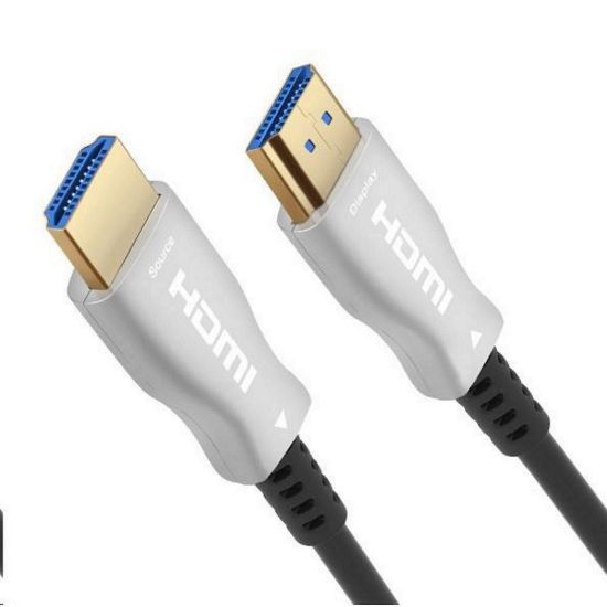 Obrázek PREMIUMCORD Kabel HDMI optický fiber High Speed with Ether. 4K@60 Hz, 15m, M/ M, zlacené konektory