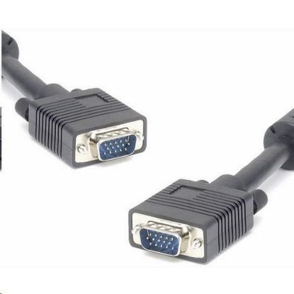 Obrázek PREMIUMCORD Kabel k monitoru HQ (Coax) 2x ferrit, SVGA 15p, DDC2, 3xCoax+8žil, 2m