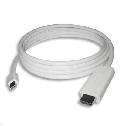 Obrázek PREMIUMCORD Kabel mini DisplayPort 1.2 na HDMI 2.0, pro rozlišení 4Kx2K@60 Hz, 1m