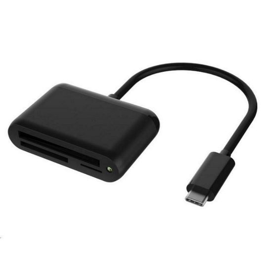 Obrázek PREMIUMCORD Adaptér USB3.1 Typ- C - Čtečka karet CFAST2.0+SD3.0+Micro SD 3.0