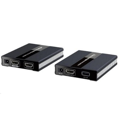 Obrázek PREMIUMCORD HDMI extender s USB na 60m přes jeden kabel Cat5/ 6, bez zpoždění