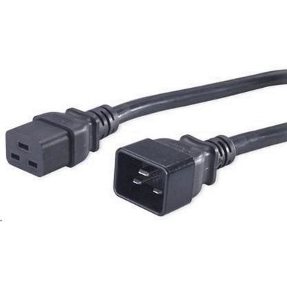 Obrázek PREMIUMCORD Kabel napájecí 230V/ 16A prodlužovací 1, 5m (konektory IEC 320 C19 - IEC 320 C20)