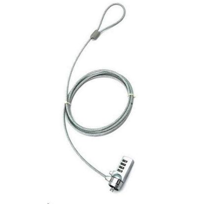 Obrázek PREMIUMCORD Bezpečnostní zámek na NTB 1, 8m Kensington Lock (4 místný kód, ocelové lanko)