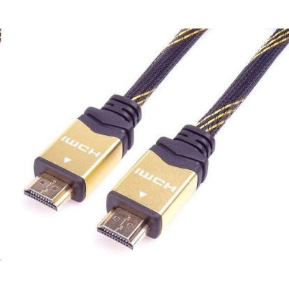Obrázek PREMIUMCORD Kabel HDMI 2.0 High Speed + Ethernet kabel HQ, zlacené konektory, 1, 5m