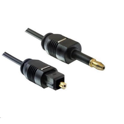 Obrázek PREMIUMCORD Kabel 3, 5mm mini Toslink - Toslink, OD: 2.2mm, délka 1m