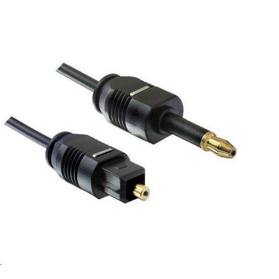 Obrázek PREMIUMCORD Kabel 3, 5mm mini Toslink - Toslink, OD: 2.2mm, délka 1m