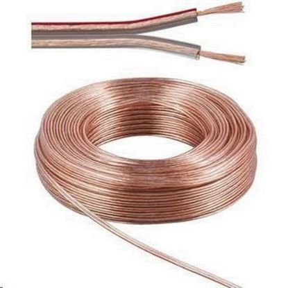 Obrázek PremiumCord Kabely na propojení reprosoustav 100% CU měď 2x 1, 5mm 10m