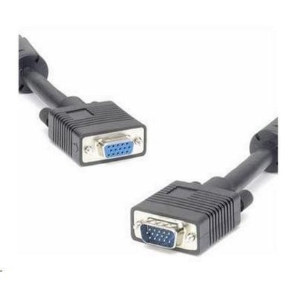 Obrázek PREMIUMCORD Kabel VGA prodlužovací 15m (HD15M/ F, dvojité stínění, feritová jádra)