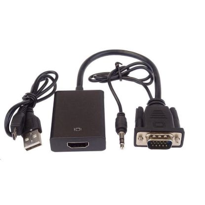 Obrázek PREMIUMCORD VGA+audio elektronický konvertor na rozhraní HDMI FULL HD 1080p