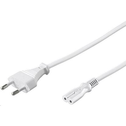 Obrázek PREMIUMCORD Kabel síťový 230V k magnetofonu 3m bílý