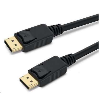 Obrázek PREMIUMCORD DisplayPort 1.3/ 1.4 přípojný kabel M/ M, zlacené konektory, 0.5m