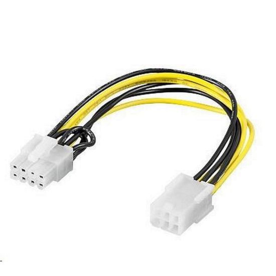 Obrázek PREMIUMCORD Redukce napájení PCI Express 6 pin > PCI Express 8 pin