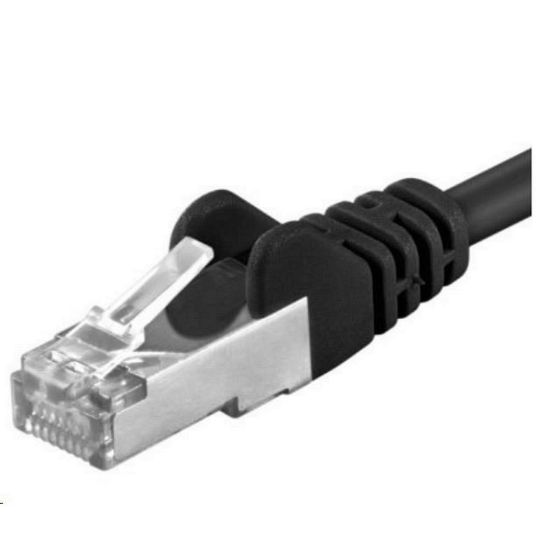 Obrázek PREMIUMCORD Patch kabel CAT6a S- FTP, RJ45- RJ45, AWG 26/ 7 0, 5m černá