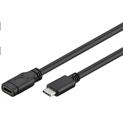 Obrázek PREMIUMCORD USB- C prodlužovací kabel (USB 3.1 generation 1), C/ M - C/ F, 2m