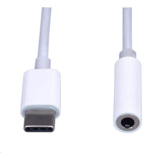 Obrázek PremiumCord Převodník USB- C na audio konektor jack 3, 5mm female 10cm
