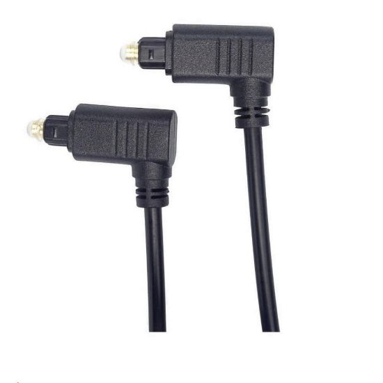 Obrázek PremiumCord Kabel Toslink 90° - Toslink 90°, tloušťka kabelu: 4.0mm, délka 1m