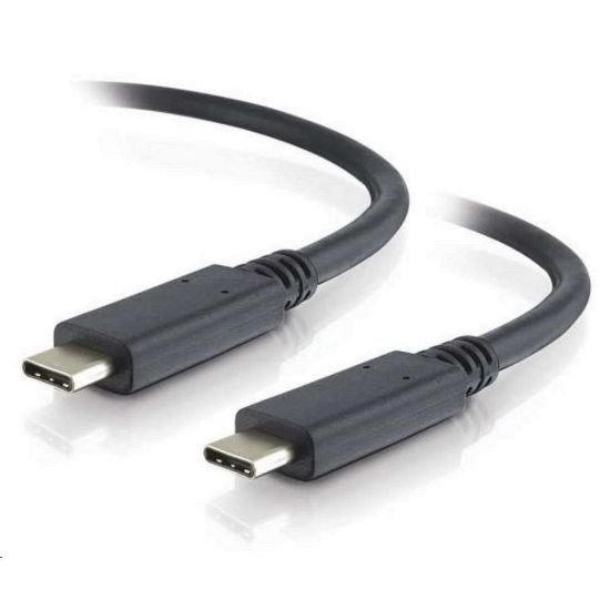 Obrázek PremiumCord USB- C kabel ( USB 3.2 generation 2 x 2, 5A, 100 W, 20Gbit/ s ) černý, 2m
