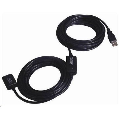 Obrázek PREMIUMCORD PremiumCord USB 2.0 repeater a prodlužovací kabel A/ M- A/ F 20m