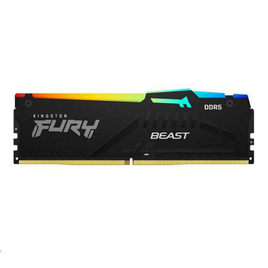 Obrázek KINGSTON DIMM DDR5 8 GB 6000MT/ s CL36 FURY Beast RGB EXPO