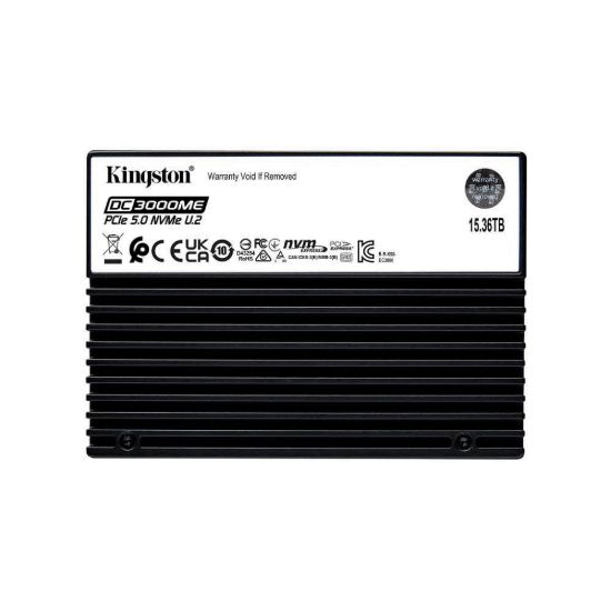 Obrázek Kingston 30, 72 TB SSD Data Centre DC3000ME (Mixed Use) Enterprise U.2 PCIe 5.0 NVMe Enterprise SSD