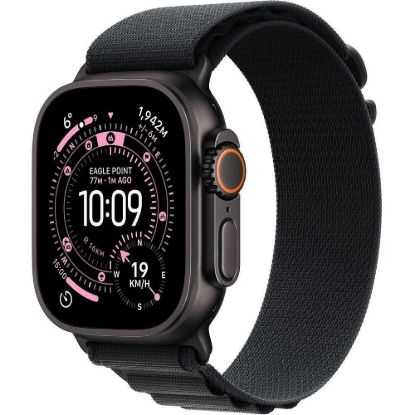 Obrázek Apple Watch Ultra 3 GPS + Cellular 49mm Black Titanium Case with Black Alpine Loop - Large
