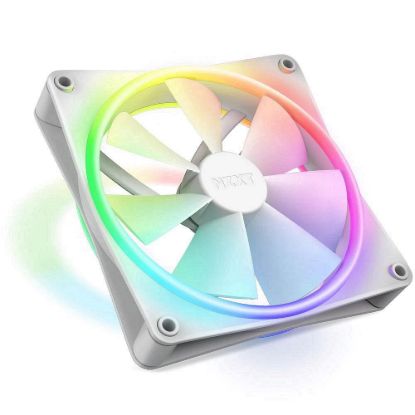 Obrázek NZXT ventilátor F140 RGB Duo, ARGB, PWM, bílá