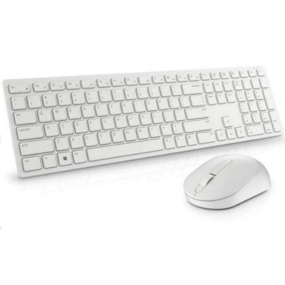 Obrázek DELL Pro Wireless Keyboard and Mouse - KM5221 W - Czech/ Slovak (QWERTZ) - White