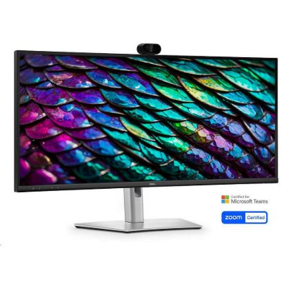 Obrázek DELL LCD P3426 WEB - 34"/ UW- QHD/ IPS/ 3440 x 1440/ 21: 9/ 100 Hz/ 8 ms/ 1500: 1/ 350 cd/ m2/ HDMI/ DP/ VESA/ PIVOT…
