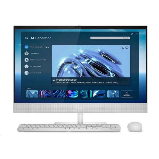 Obrázek DELL PC AiO 27 All- in- One EC27250 / U5- 325/ 16 GB/ 512SSD/ FHD/ Integrated/ WLAN/ Kb&Mse/ W11 Pro/ 3Y PS NBD