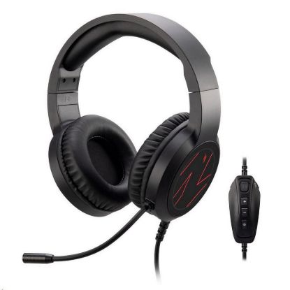Obrázek Acer sluchátka NITRO GAMING HEADSET 310 (NHW310), herní, audio kontrol box, 20KHz, ENC, Black