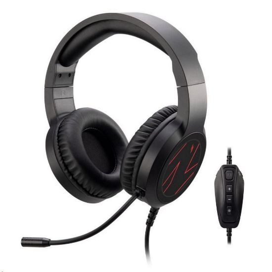 Obrázek Acer sluchátka NITRO GAMING HEADSET 310 (NHW310), herní, audio kontrol box, 20KHz, ENC, Black