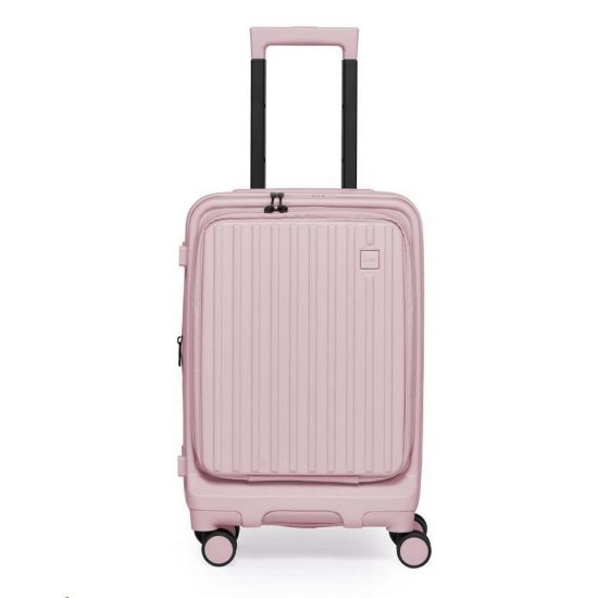 Obrázek ACER Barcelona Luggage 20", světle růžový , pevný cestovní kufr, materiál: 100% recyklovaný PET, TSA kombinační zámek, p