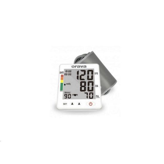Obrázek Orava TL- 100 digitální tlakoměr, LCD displej, indikace arytmie, paměť pro 2 osoby, bílá