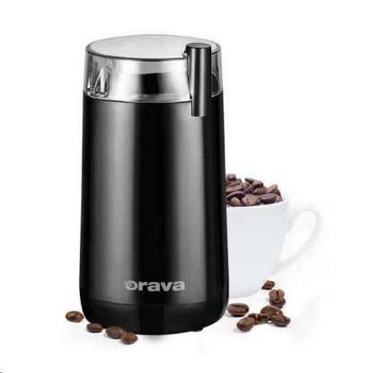 Obrázek Orava KM- 803 mlýnek na kávu, 180 W, nůž z ušlechtilé oceli, objem 45g, bezpečnostní pojistka, černá