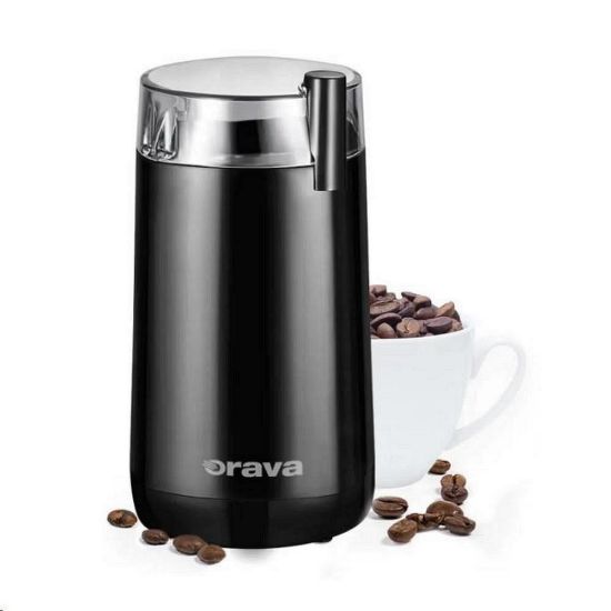 Obrázek Orava KM- 803 mlýnek na kávu, 180 W, nůž z ušlechtilé oceli, objem 45g, bezpečnostní pojistka, černá