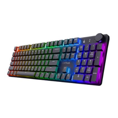 Obrázek TRUST Herní klávesnice GXT 868 TORIX, Bezdrátová RF 2.4GHz, USB- C, US