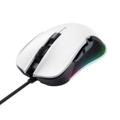 Obrázek TRUST herní myš GXT 922 W YBAR Eco Gaming Mouse, optická, USB, bílá