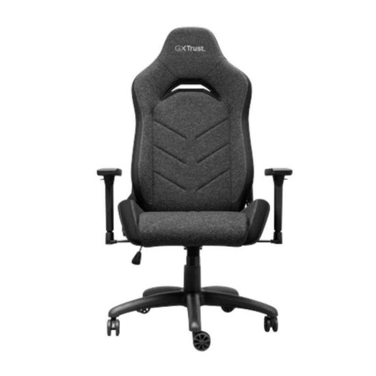 Obrázek TRUST herní židle GXT 723 RUYA Fabric, šedá