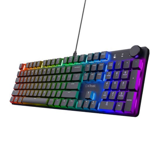 Obrázek TRUST klávesnice GXT 866 TORIX Herní Klávesnice, USB, USB- C, EN