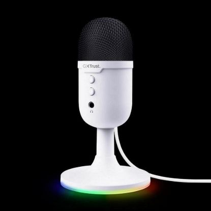 Obrázek TRUST mikrofon GXT234 W YUNIX USB MICROPHONE WHITE