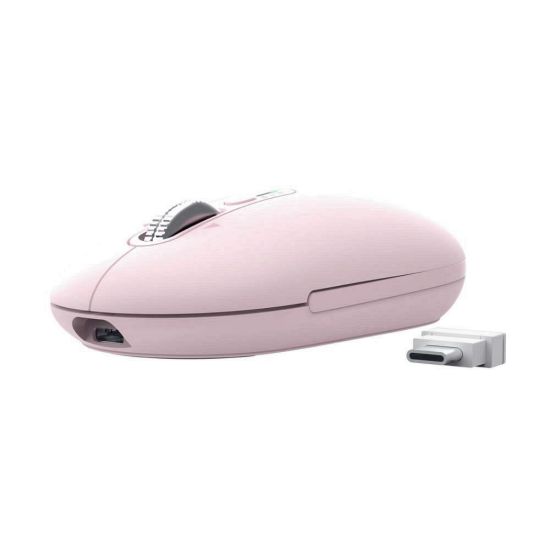 Obrázek TRUST Myš Seron Hyperscroll Slim, Bezdrátová, růžová