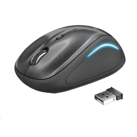Obrázek TRUST myš Yvi FX Wireless Mouse - black