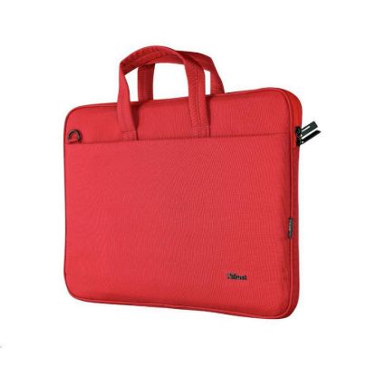 Obrázek TRUST Pouzdro na notebook 16" Bologna Slim Laptop Bag Eco, červená
