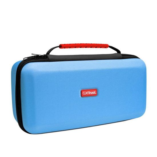 Obrázek TRUST Pouzdro pro Nintendo Switch GXT1252B XL HARDCASE SWITCH 2, modrá