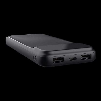 Obrázek TRUST Powerbanka Avala, 10000 mAh, 1xUSB- C + 2xUSB, černá